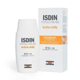 کرم ضدآفتاب بدون رنگ ایزدین SPF50 مدل FOTOULTRA 100 ACTIVE UNIFY ‌